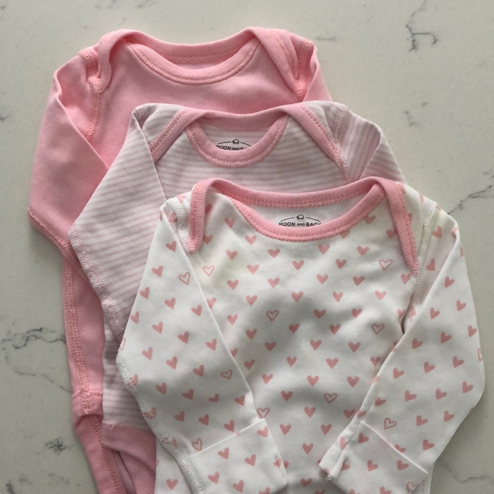 Pink Onesie Three Pack